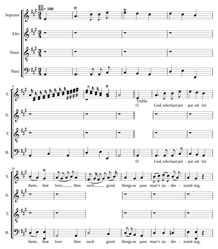 О, Боже, Ты приготовил (O God, who hast prepared)
