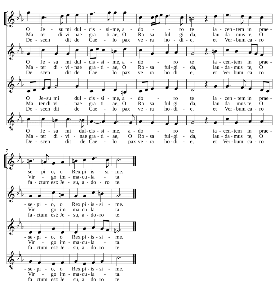 O Jesu mi dulcissime