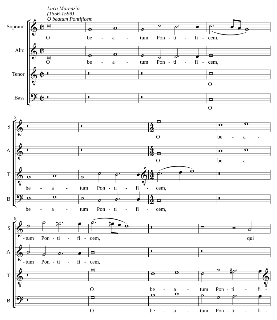 О, блаженный понтифик (O beatum pontificem)