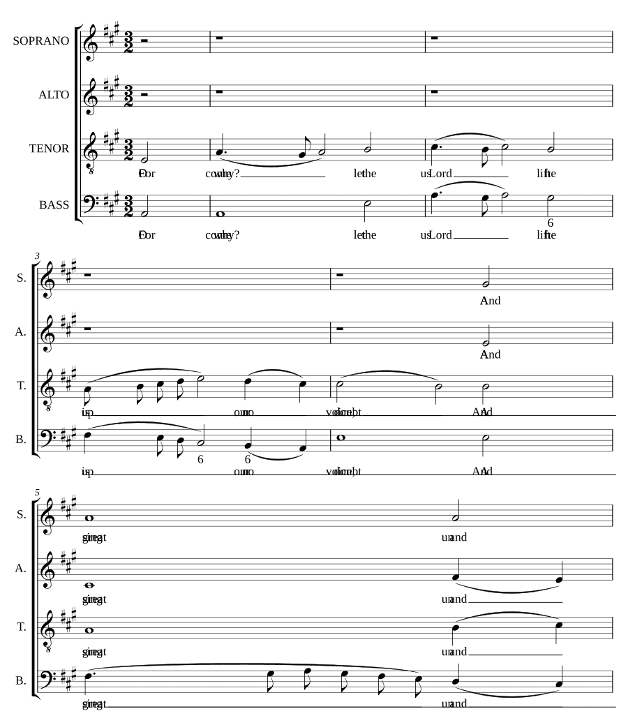 О, давайте вознесём голос (O come let us lift up our voice)