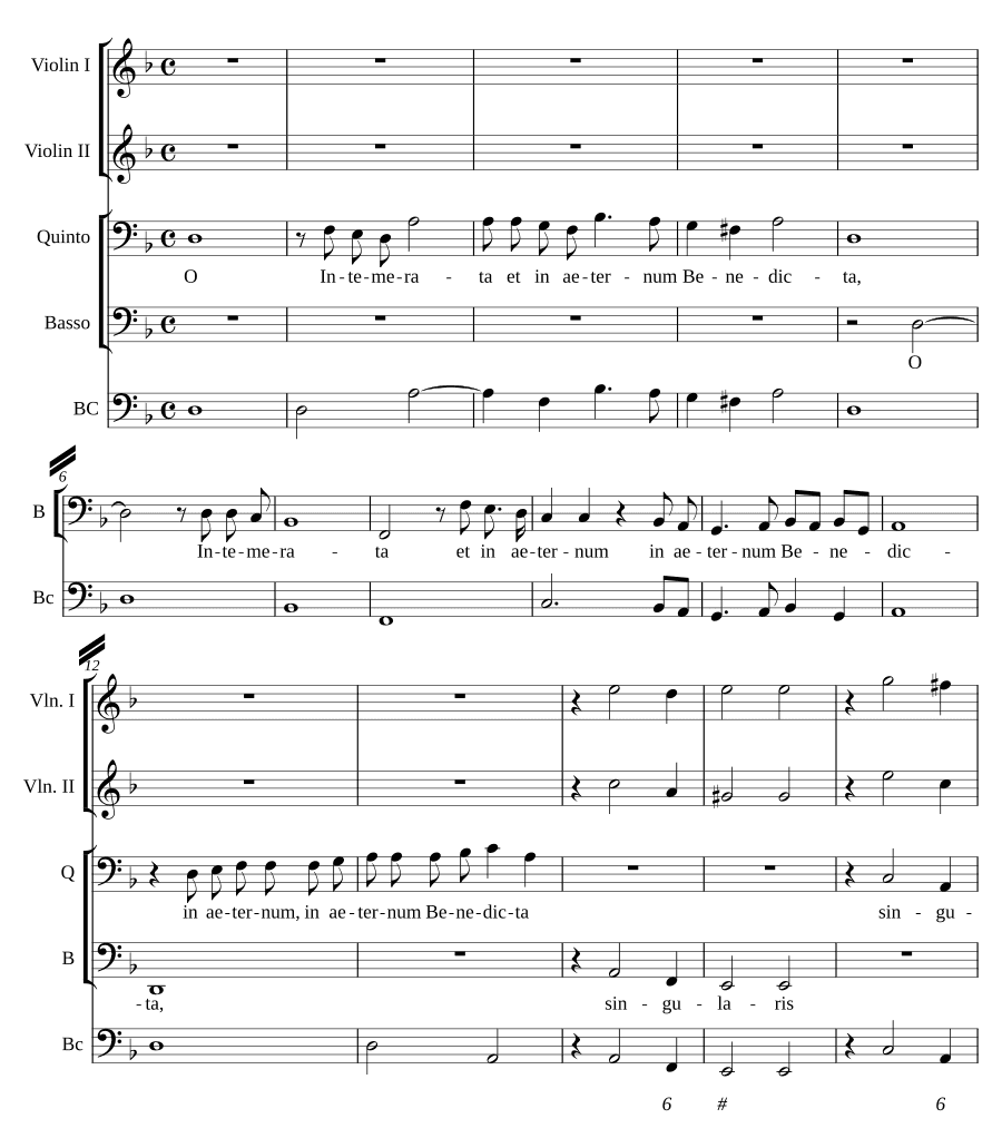 О непорочная (O intemerata)