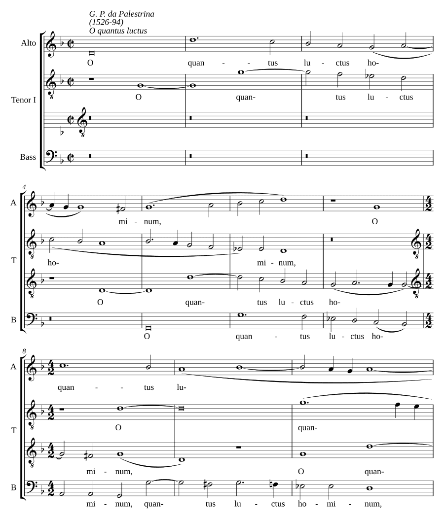 О, какой великий скорбь (O quantus luctus)