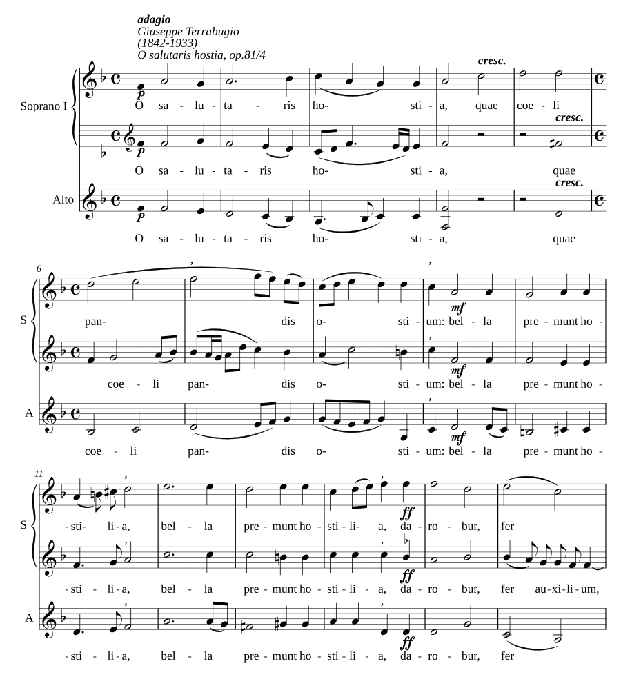 O salutaris hostia, op. 81/4