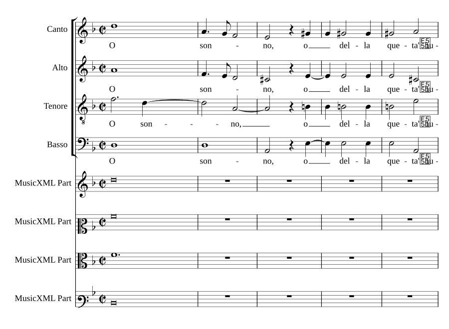 О, сон (O sonno)