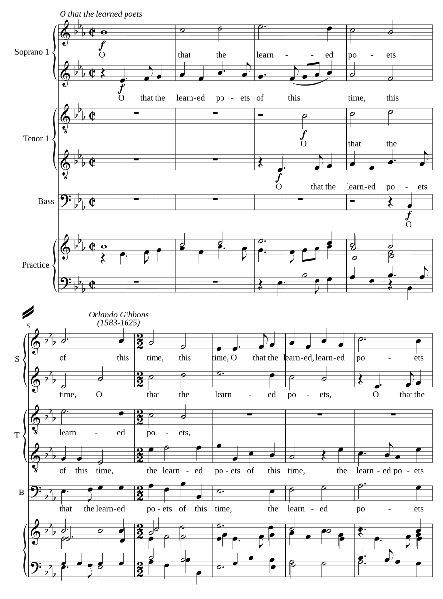 О, если бы ученые поэты (O that the learned poets)
