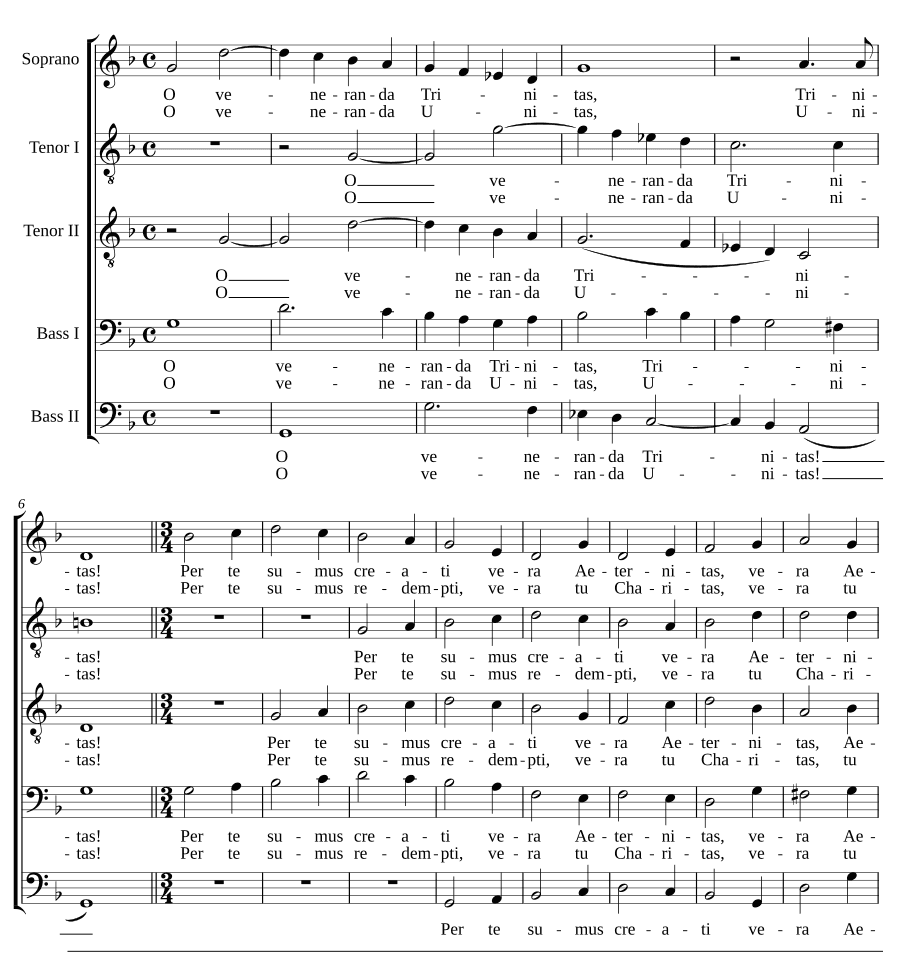 О, почтенная Троица (O veneranda Trinitas)