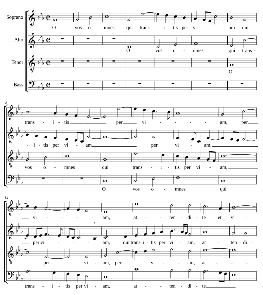 О, все вы (O vos omnes)