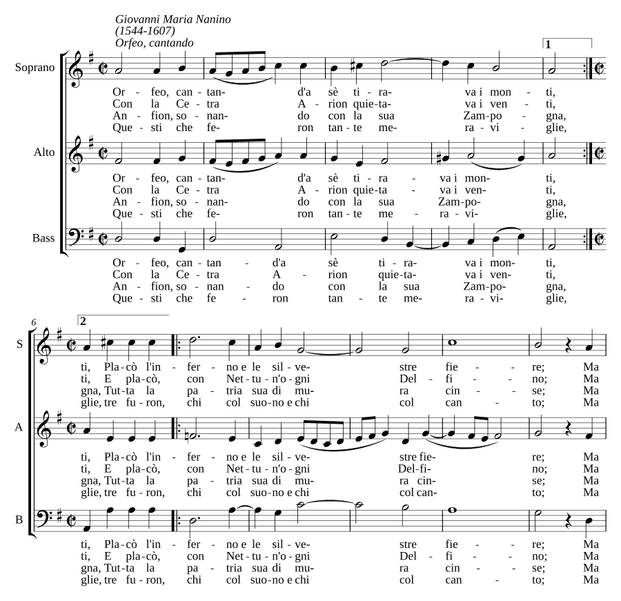 Орфей, поющий (Orfeo, cantando)