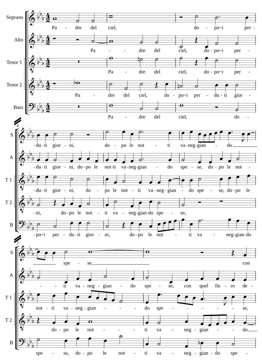 Отец небесный (Padre del ciel)