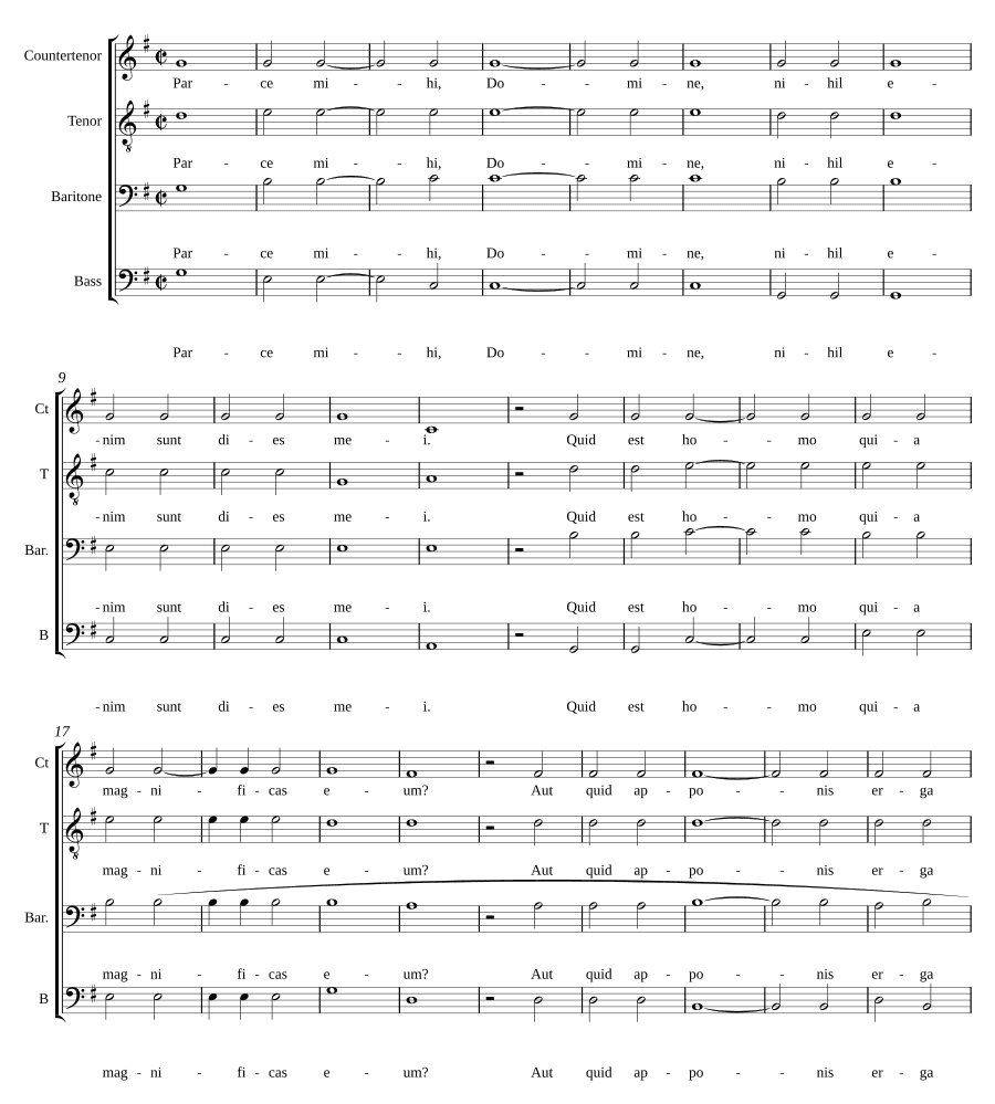 Прости меня, Господи (Parce mihi, Domine)