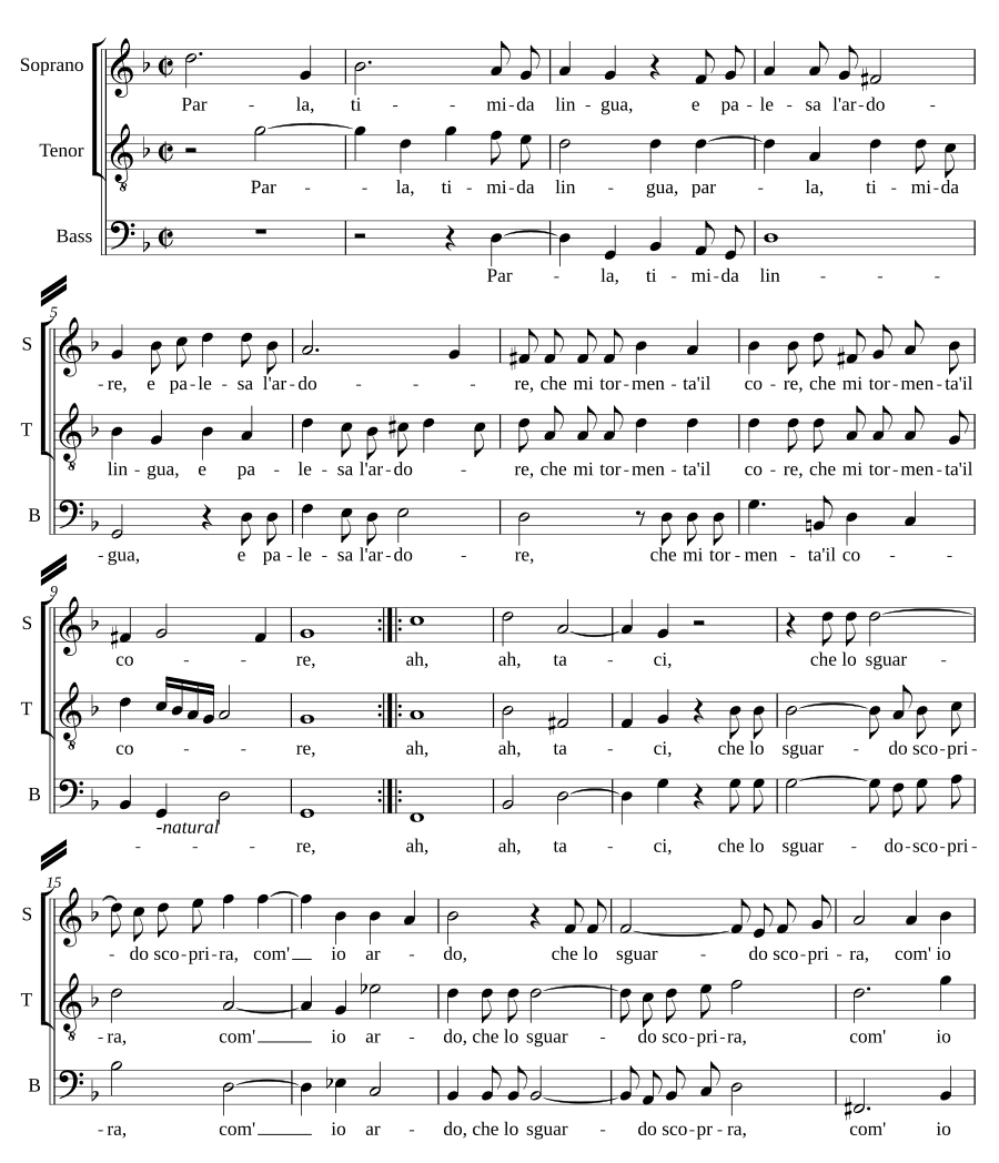 Скромно говори (Parla timida)