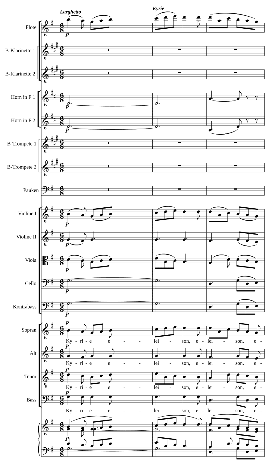 Пасторальная месса, соч. 15 (Pastoralmesse, Op. 15)