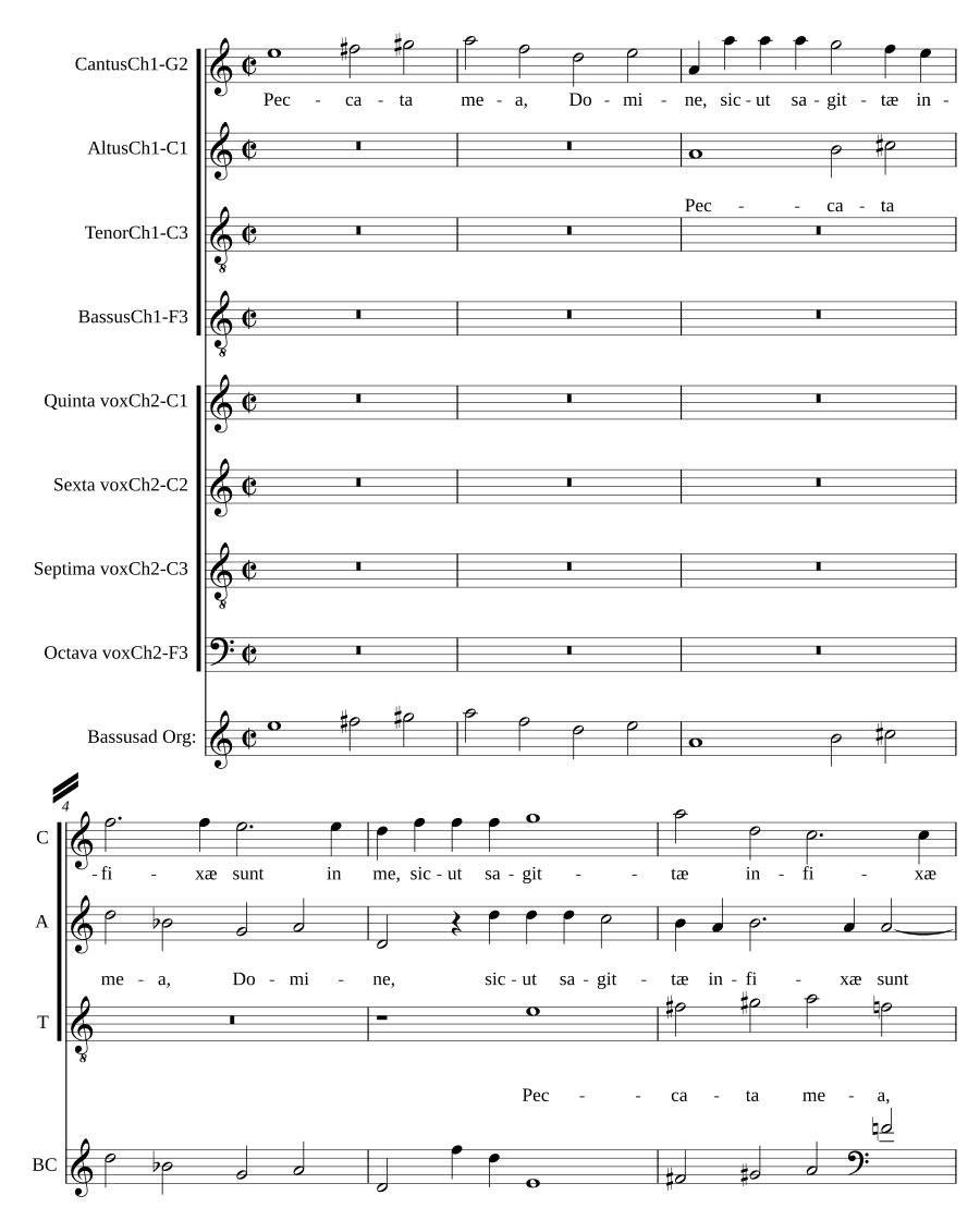 Грехи мои, Господи (Peccata mea Domine)