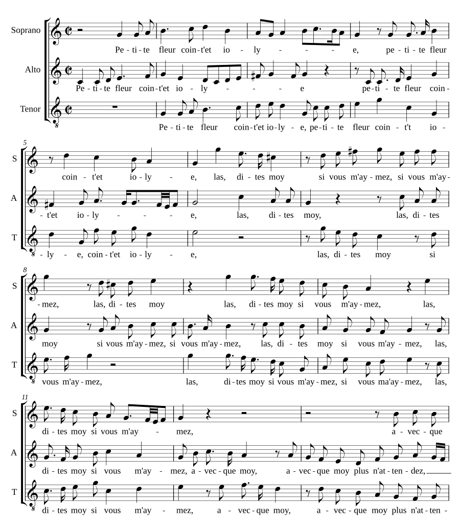 Маленький цветок (Petite fleur)