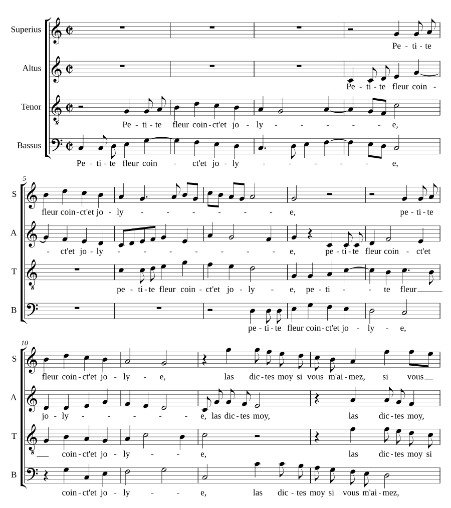 Маленький цветок (Petite fleur).