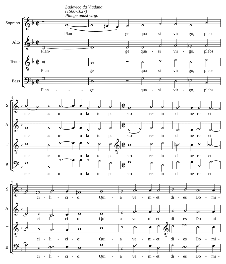 Плачет, как дева (Plange quasi virgo)