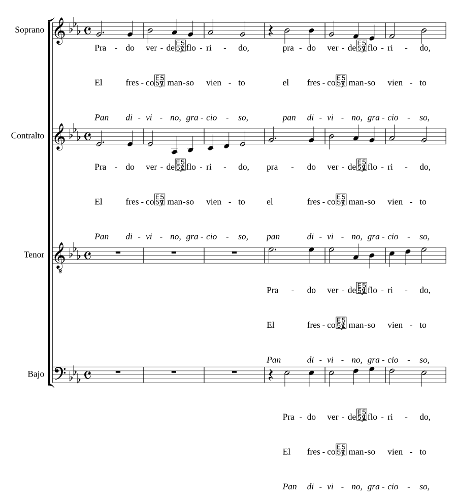 Зелёный и цветущий луг (Prado verde y florido)