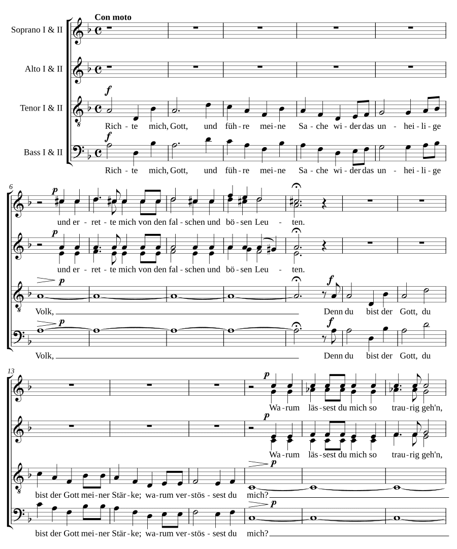 Псалом 43, соч. 78, № 2 (Psalm 43, Op. 78, No. 2)
