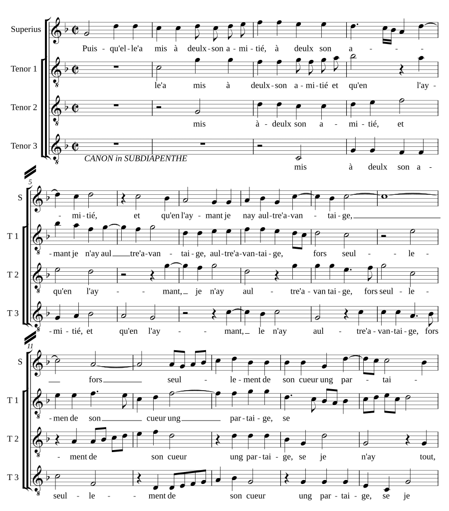 Поскольку она положила (Puisqu'elle a mis)