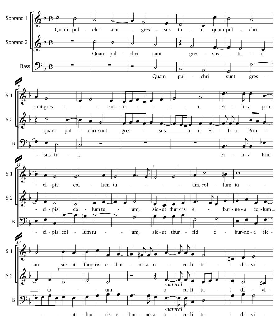 Как прекрасны они (Quam pulchri sunt)