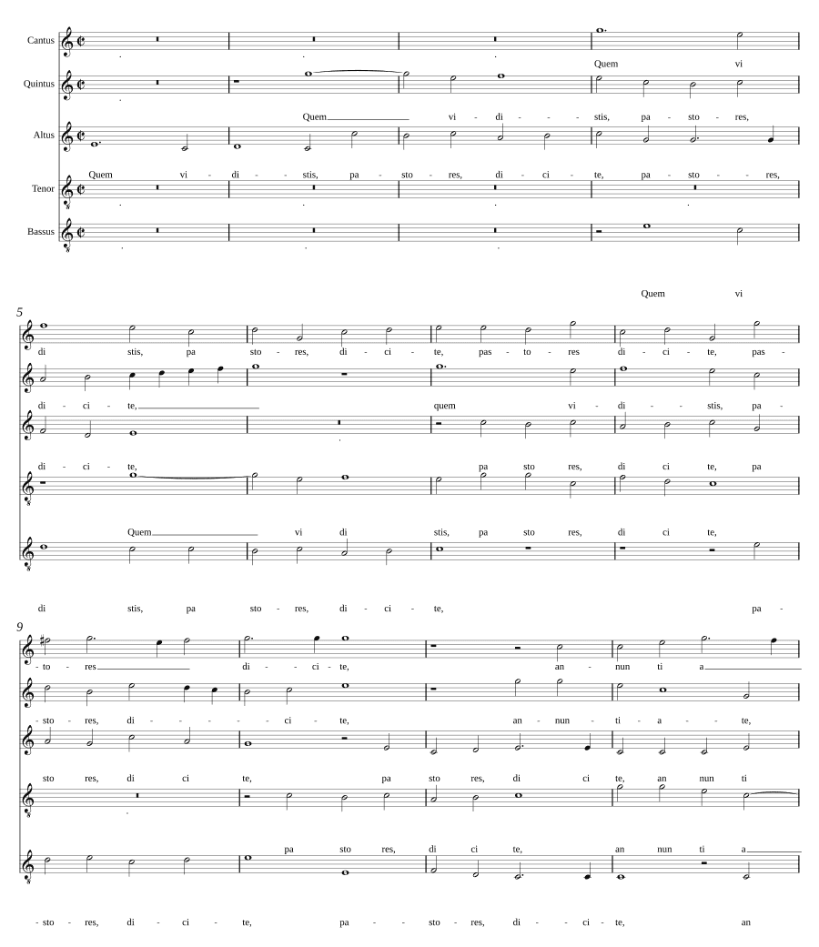Кого вы видели, пастыри (Quem vidistis, pastores)