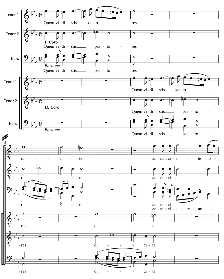 Кого вы видели, пастухи? (Quem vidistis pastores?)