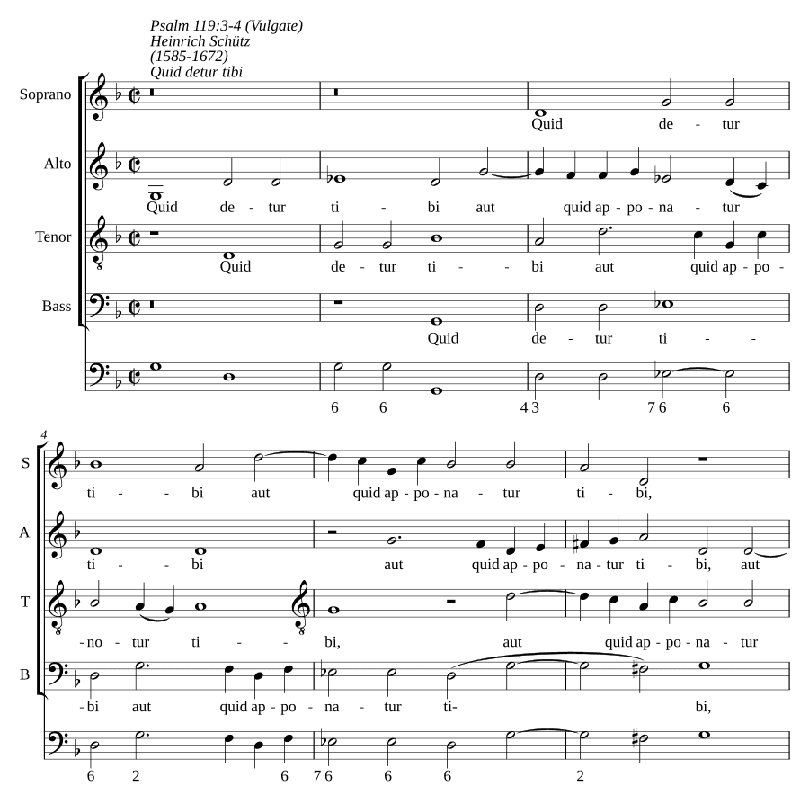 Что тебе дано (Quid detur tibi, SWV 72)