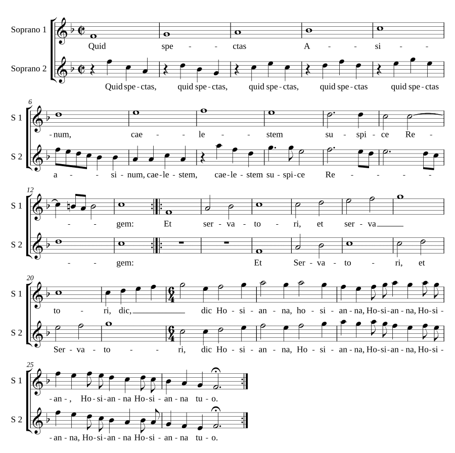 Что смотришь на осла (Quid spectas asinum)