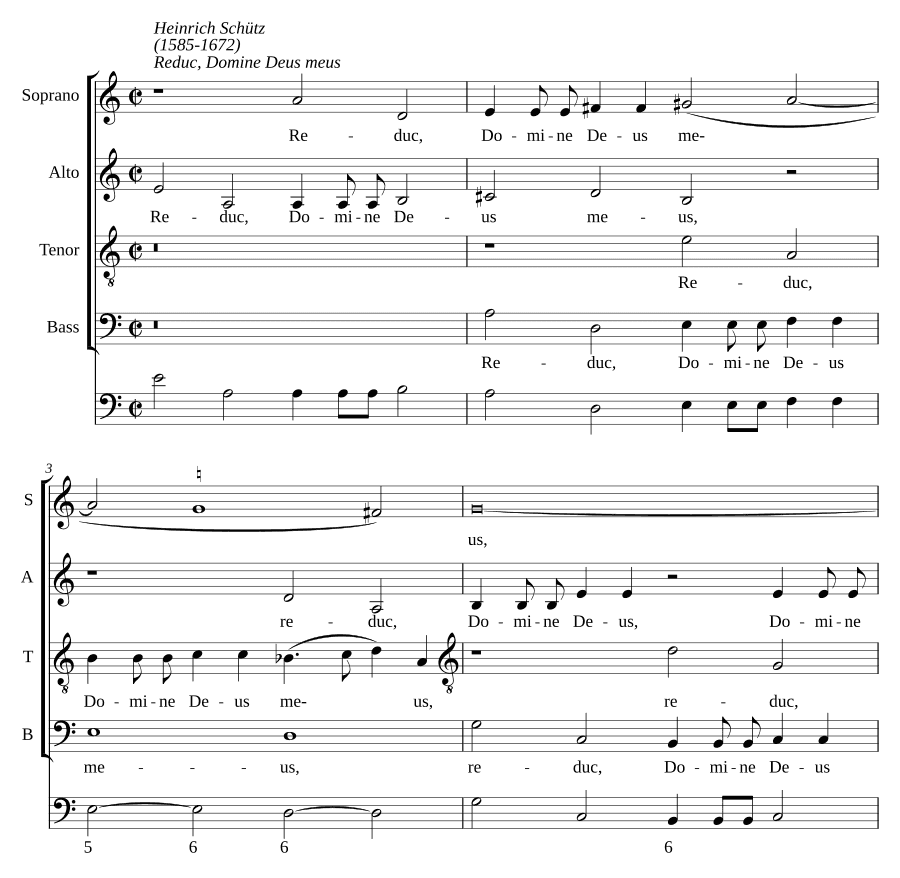 Верни, Господи, Боже мой, очи величия (Reduc, Domine Deus meus, oculos majestatis, SWV 75)