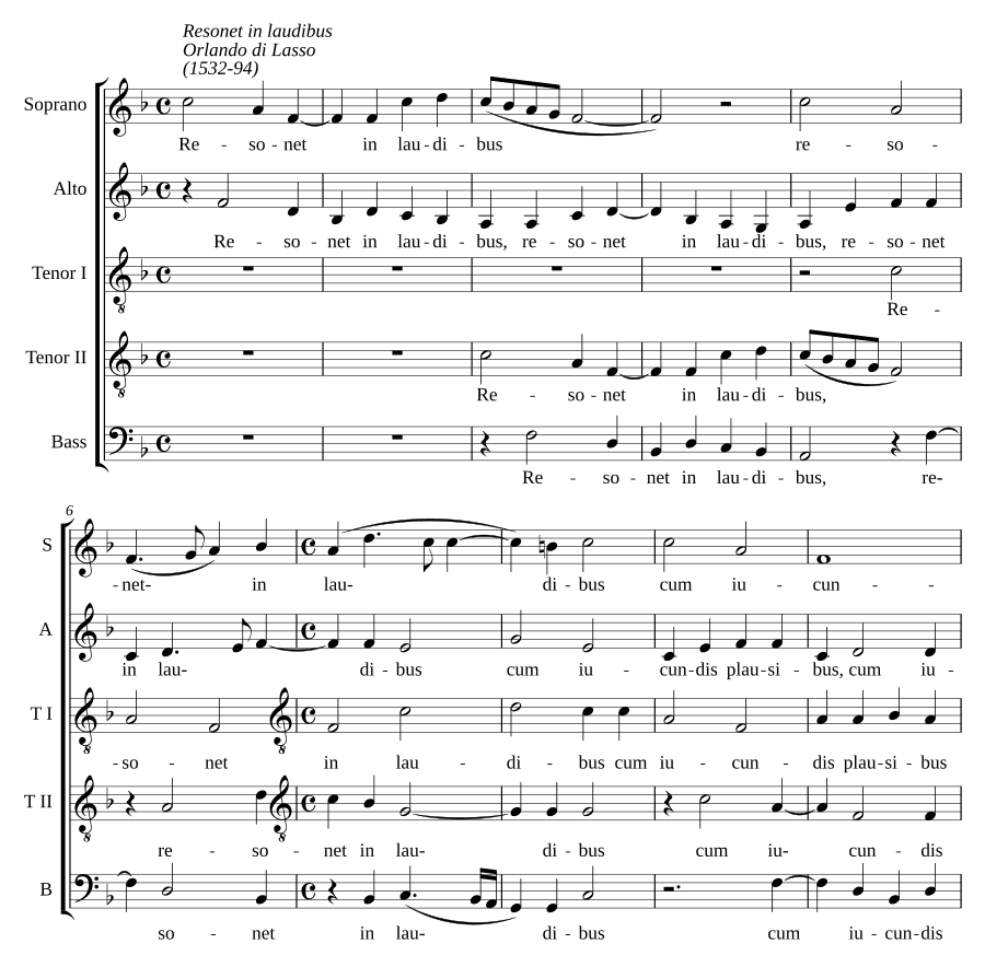 Звучит в хвале (Resonet in laudibus)
