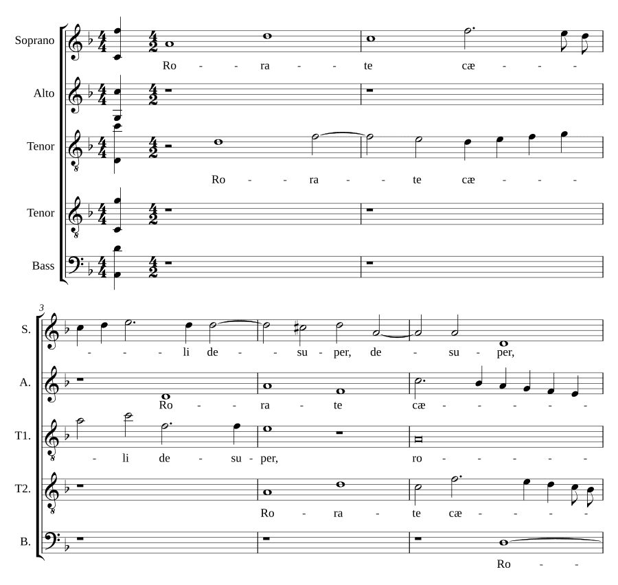 Рорите, небеса, свыше (Rorate caeli desuper)