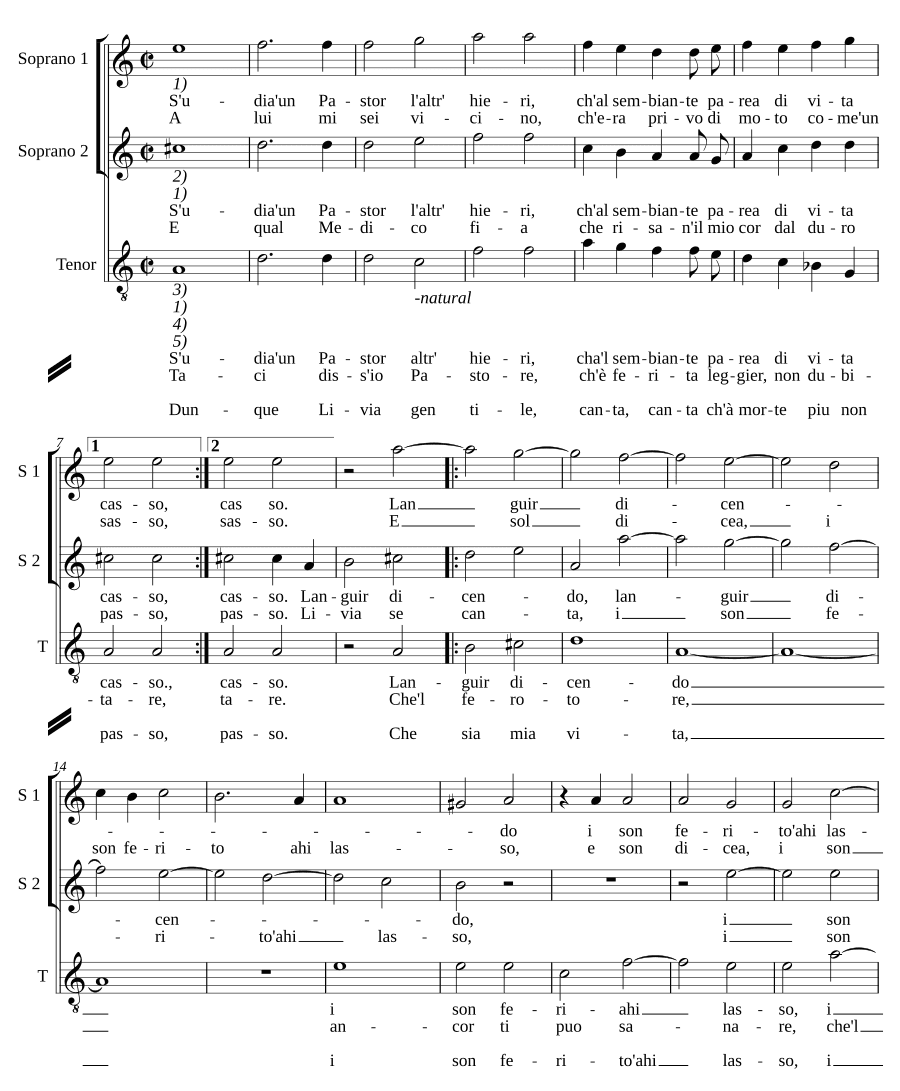 Если пастух слышал (S'udia un pastor)