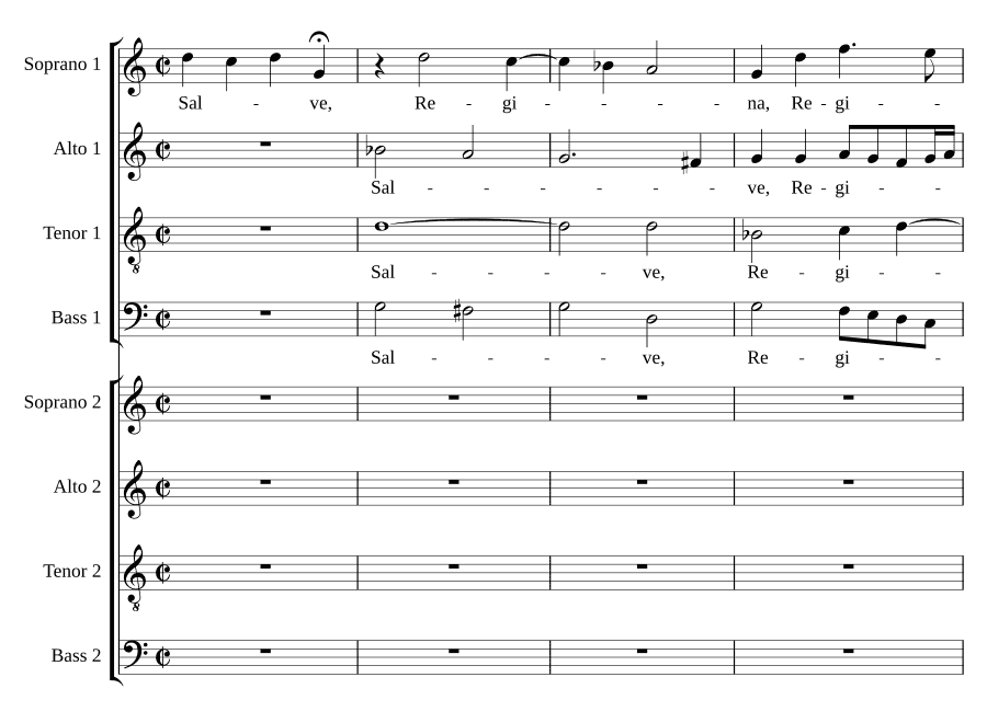 Салве Регина на 8 голосов (Salve Regina a 8)