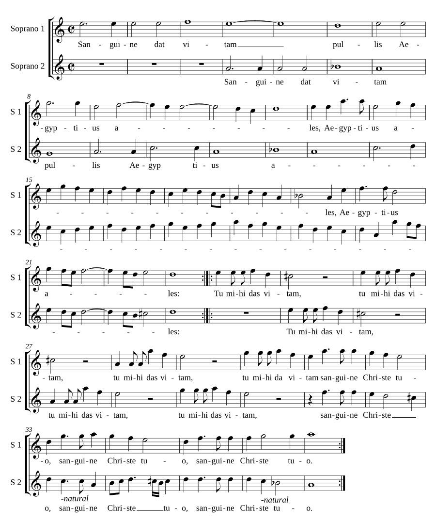 Кровью даётся жизнь (Sanguine dat vitam)