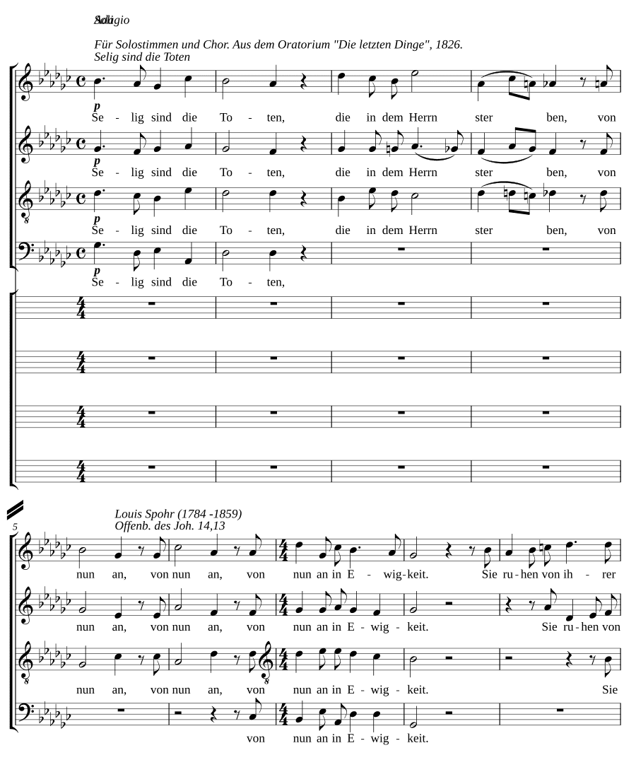 Блаженны мертвые (Selig sind die Toten)