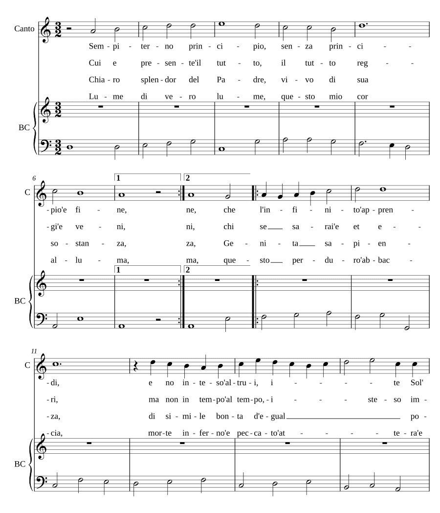Вечный принцип (Sempiterno principio)