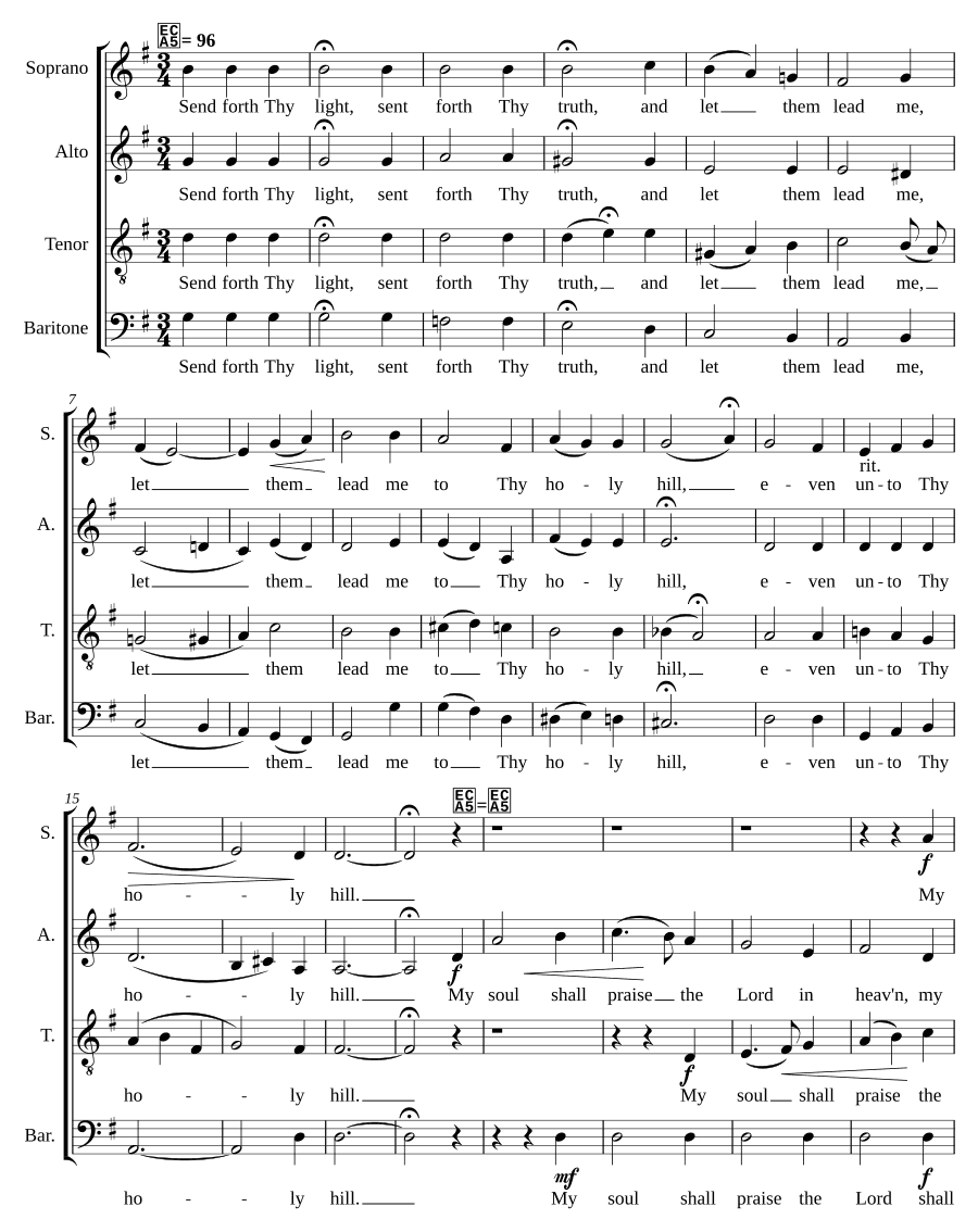 Пошли свет Твой (Send forth Thy Light)