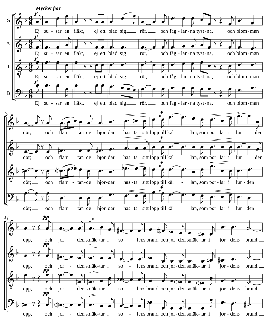 Летний дождь (Sommarregnet)