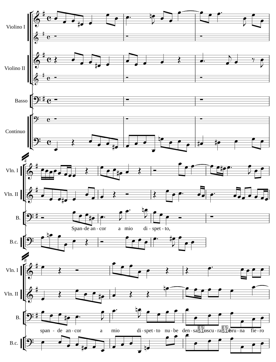 Я всё ещё проливаю вопреки себе (Spande ancor a mio dispetto)