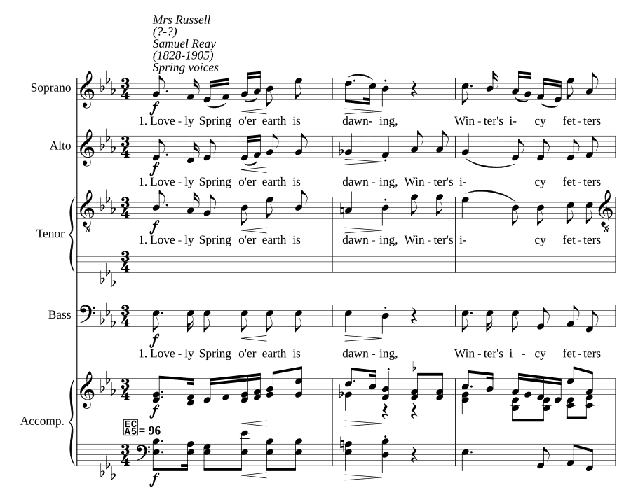 Весенние голоса (Spring voices)