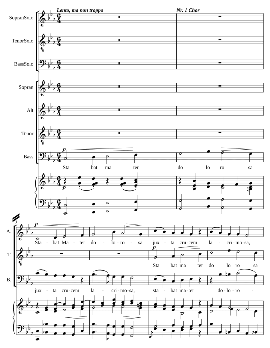 Stabat Mater, соч. 16 (Stabat Mater Op. 16)