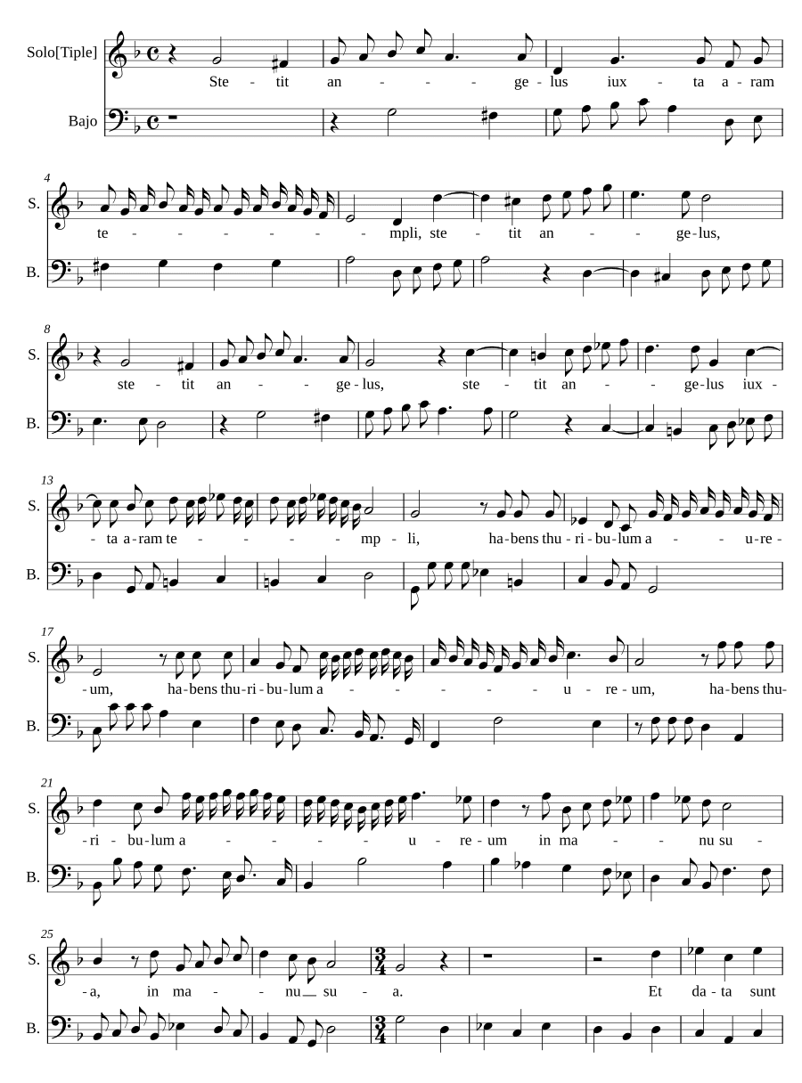 Ангел стоял (Stetit angelus)