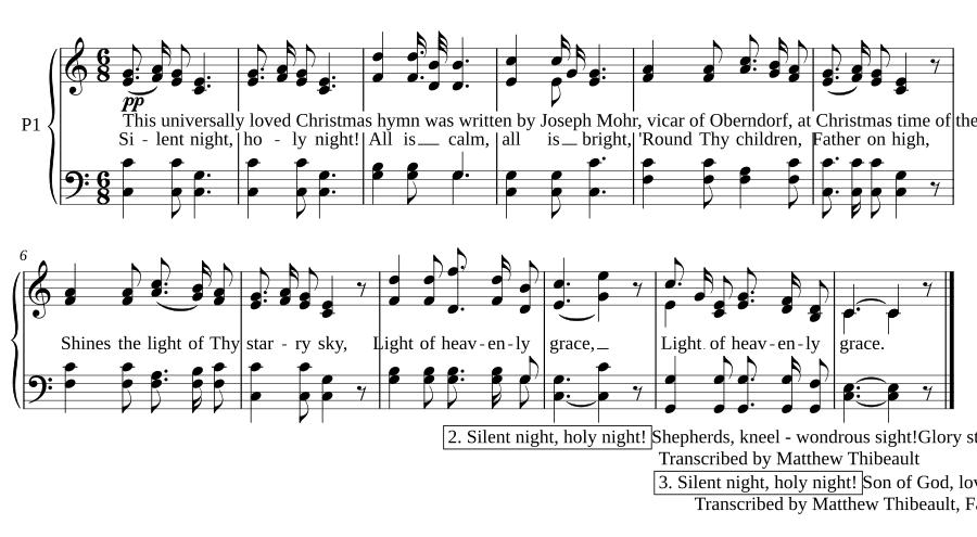 Тихая ночь (Stille Nacht)