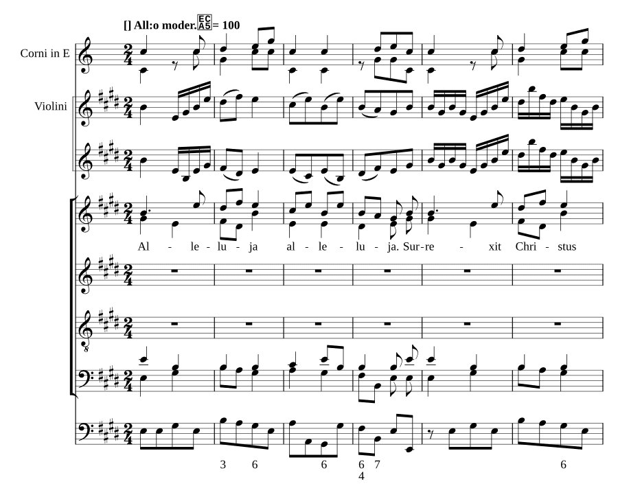 Христос воскрес, MH 485 (Surrexit Christus, MH 485)