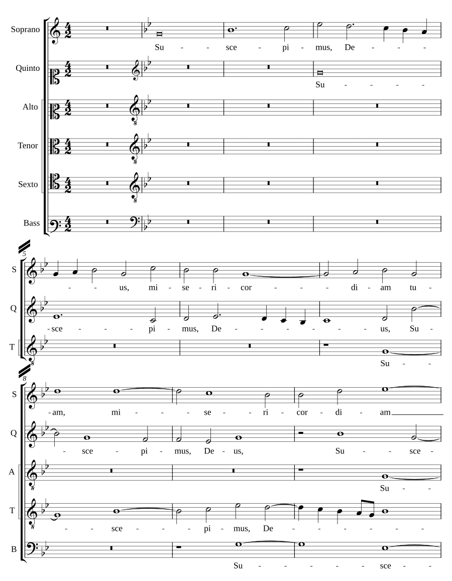 Приняли, Боже (Suscepimus, Deus)