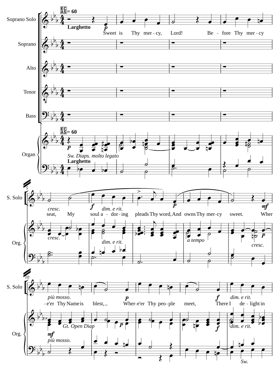 Милость Твоя сладка (Sweet is Thy mercy)