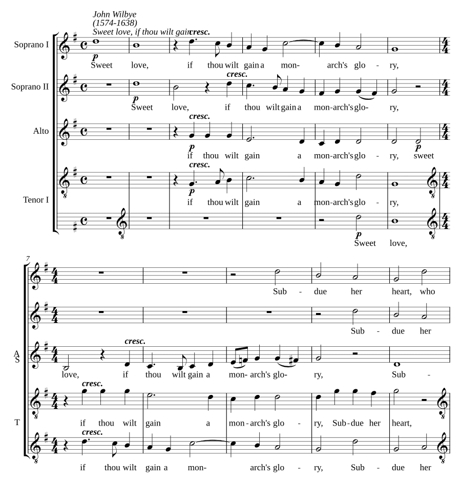 Сладкая любовь, если хочешь добиться (Sweet love, if thou wilt gain)
