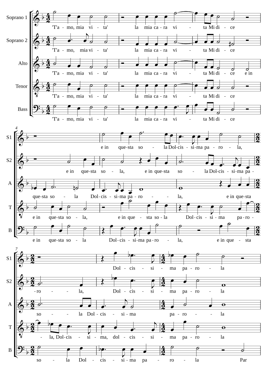 Люблю тебя, жизнь моя (T'amo, mia vita)