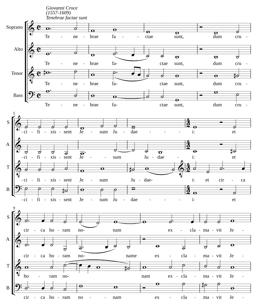 Наступила тьма (Tenebrae factae sunt)