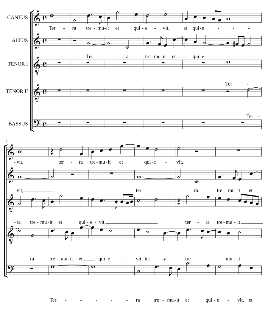 Земля содрогнулась (Terra tremuit)